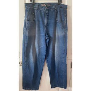 Results Jeans Vintage 90's HipHop Urban Street Wear Baggy Jeans  Size 38L  38x33